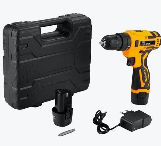 Аккумуляторная дрель шуруповерт «DEKO 12v» ОПТ фото 2