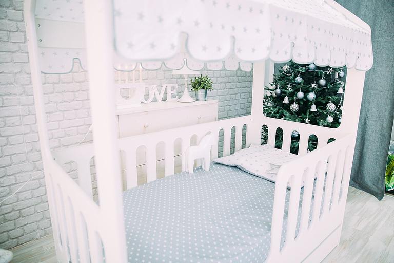 Кровать-домик с ящиком ЛДСП ОПТ фото 4