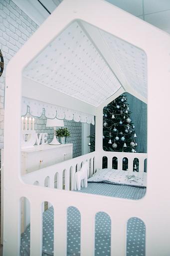 Кровать-домик с ящиком ЛДСП ОПТ фото 5