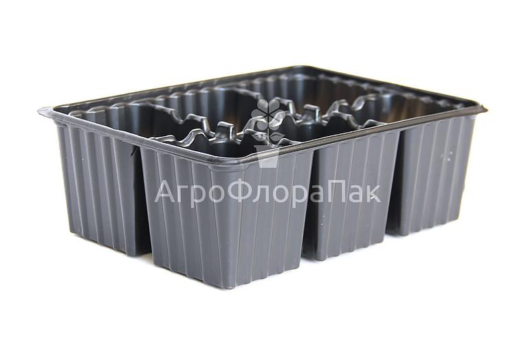 Кассета-вставка для рассады, 6 ячеек ОПТ фото 1