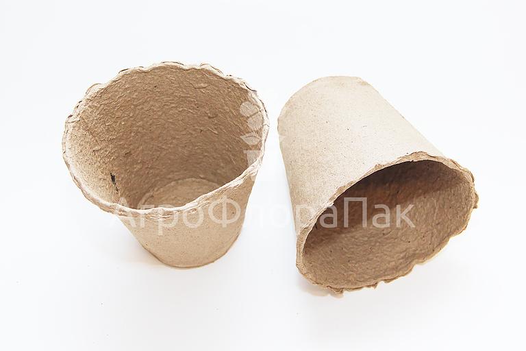 Горшок торфяной 110*100 мм (комплект 10 шт.) для рассады и цветов ОПТ фото 1