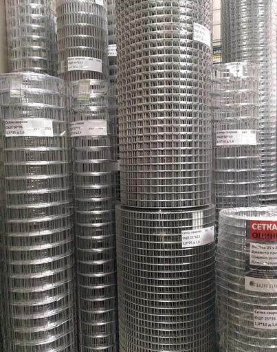 Сетка сварная оцинкованная 25×25, 25×12.5 м 1.6 мм опт фото 2