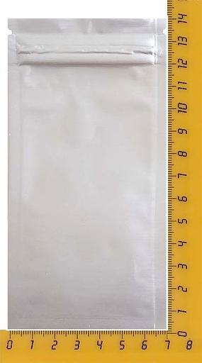 Пакет zip-lock (гриппер) фольгированный 7х14 см, 100 мкм фото 2