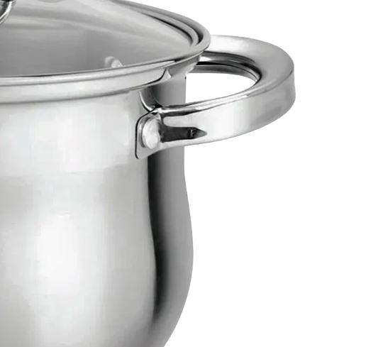 Кастрюля Bella Cucina 4,1 л со стеклянной крышкой 20 см, арт.BC-2147 ОПТ фото 2