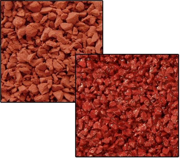 Резиновая крошка EPDM 0,6-1 мм терракотовая ОПТ фото 4