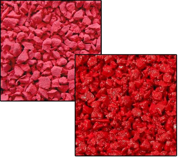 Резиновая крошка EPDM 0,6-1,5 мм красная ОПТ фото 4