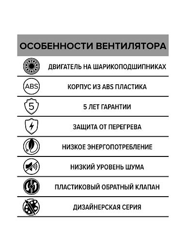 Бытовой вентилятор Silent 4C Champagne Diciti опт фото 5