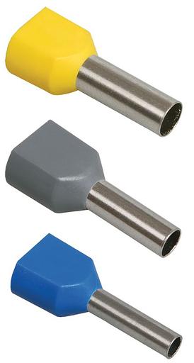 Наконечник НШвИ 2х2.5-12 синий НГИ2 (100шт) фото 1