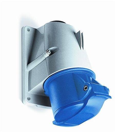 Розетка кабельная 32А 2Р+E IР44 на поверхность 250В CEWE (232 RS6) фото 1