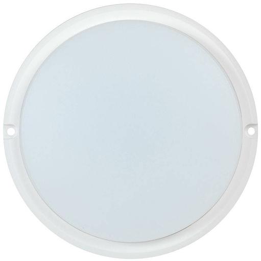 Светильник светодиодный ДБП-12w 4000К 800Лм IP54 круглый пластиковый белый (LDPO0-4002-12-4000-K01) фото 1