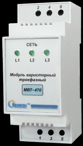 Three-phase varistor module MVT-470 фото 1