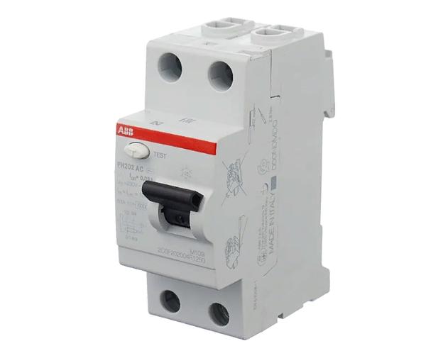 Выключатель дифференциального тока (УЗО) 2п 25А 300 мА FH202 фото 1