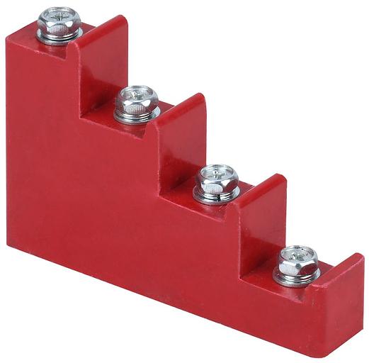 Изолятор ступенчатый ИС4-20 (М6) силовой с болтом (YIS11-4-20-B) фото 1