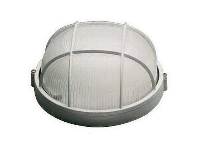 Светильник НПБ1302 белый/круг с решеткой 60Вт IP54 фото 1