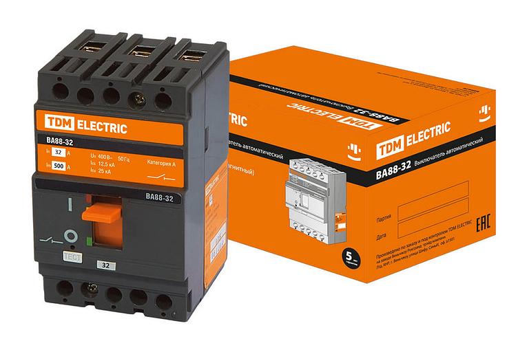 Автоматический выключатель ВА88-32 трехполюсной 32А 25кА фото 1