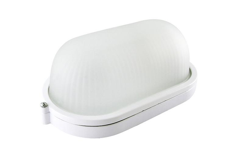 Светильник НПБ1401 белый/овал 60Вт IP54 фото 1