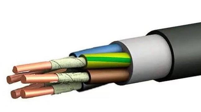 Кабель ВВГнг(А)-FRLS (180) 5х4,0 ГОСТ, 0,66 кВ. фото 1