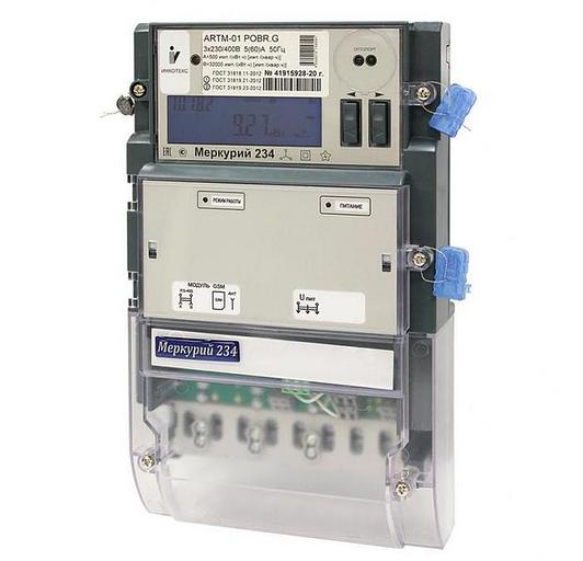 Электросчетчик Меркурий 234 АRTMX2-03 DPBR.G 5(10)А/400В фото 1