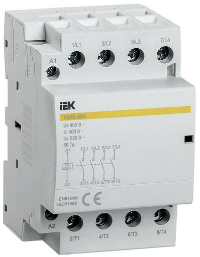 Контактор модульный КМ63-40M AC/DC (MKK21-63-40) фото 1