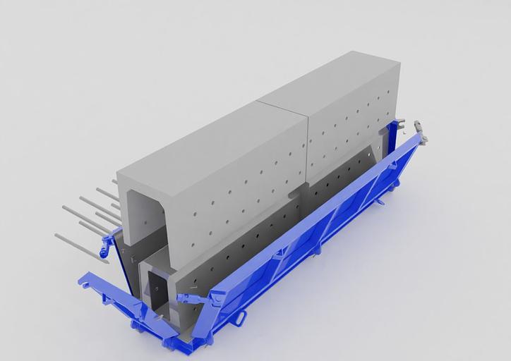 Metal molds for the production of reinforced concrete trays фото 3