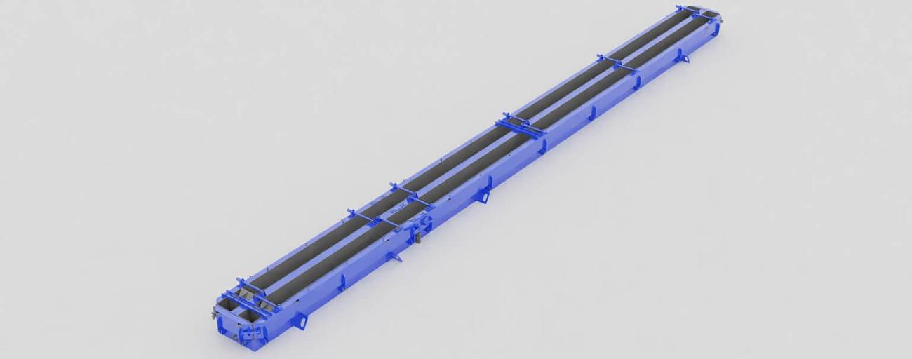 Metal molds for the production of piles and beams фото 1