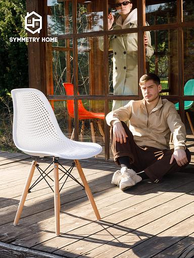 Стул Leon ажурный белый 1 шт фото 2