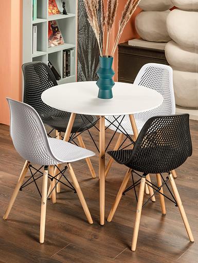 Стул Leon ажурный белый 1 шт фото 6