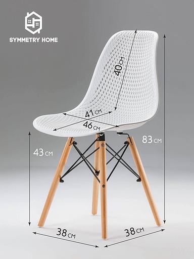 Стул Leon ажурный голубой 1 шт фото 5