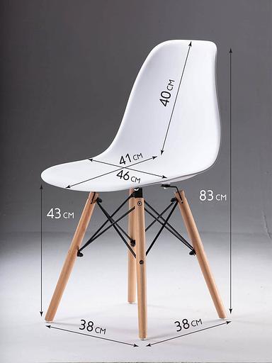 Стул Eames dsw желтый 2 шт фото 5
