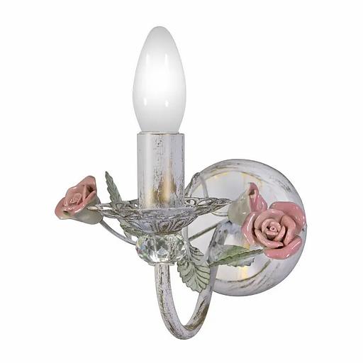 Бра свеча с декором S1173-1 ОПТ фото 1