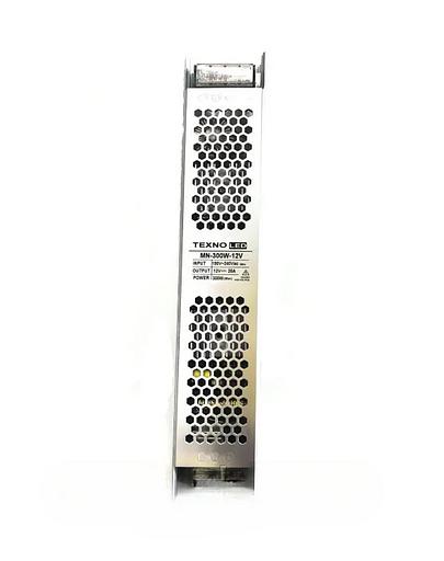 Блок питания 220/12V 25A 300 watt Slim (без кулера) фото 1