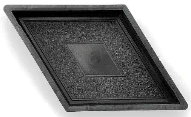 Формы тротуарной плитки ромб 19×33×4.5 мм опт фото 1