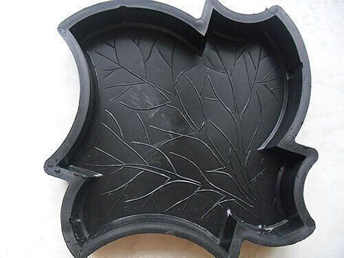 Формы тротуарной плитки размер кленовый лист 21×21×4 см опт фото 1