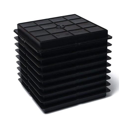 Формы тротуарной плитки размер 30×30×3 см 8 кирпичей опт фото 3