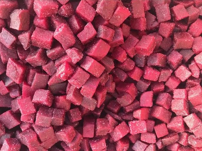 Свекла с/мороженная кубик (8*8мм) фото 1