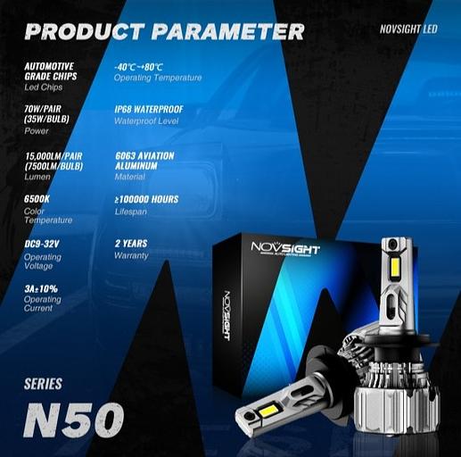 Светодиодные лампы Novsight N50 фото 5
