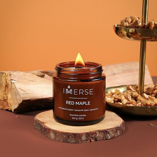 Ароматическая свеча Immerse «Red Maple» 110 мл ОПТ фото 1