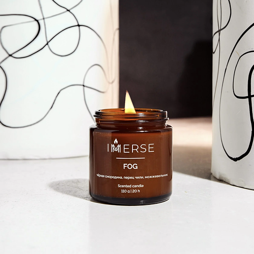 Ароматическая свеча Immerse «Fog» 110 мл ОПТ фото 3