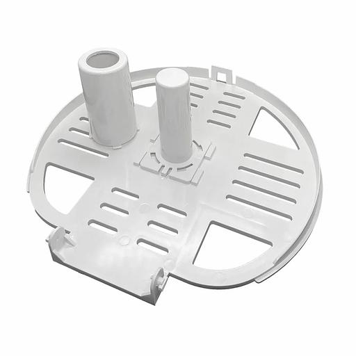 Диспенсер туалетной бумаги N1 «Бизнес» корпус белый, стекло прозрачное черное HOR-21113303 опт фото 3