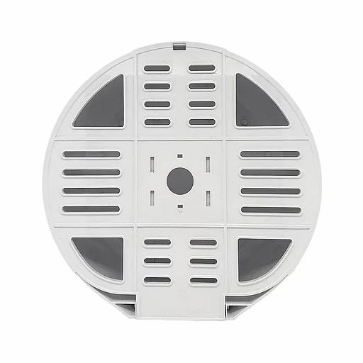 Диспенсер туалетной бумаги N1 «Бизнес» корпус белый, стекло прозрачное черное HOR-21113303 опт фото 6