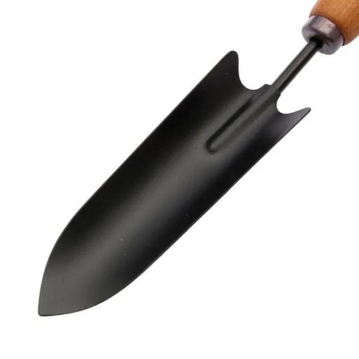 Набор садового инструмента с деревянной ручкой «Трио» мотыжка, совок, полольник фото 4