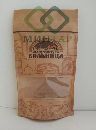 Упаковка дой-пак бумажный 150х240 с прозрачным окном 70 мм опт фото 4