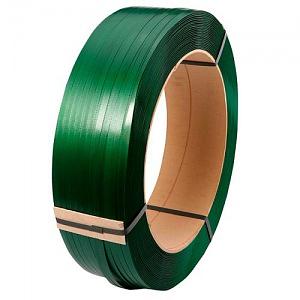 Стреппинг лента полипропиленовая зеленая 1,0мм x 19мм x 900м фото 1