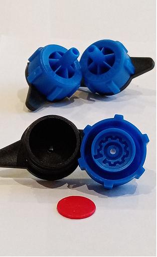 Компенсированная капельница 8 л/ч синяя SERDRIP фото 4