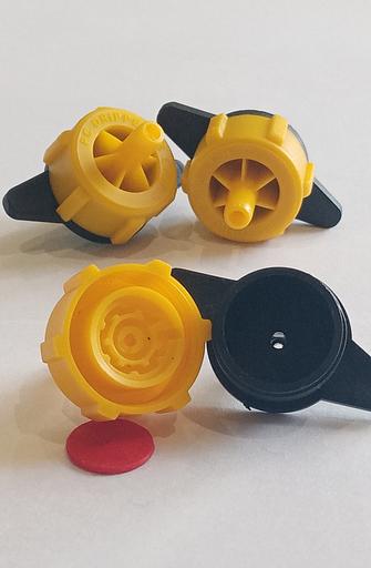 Компенсированная капельница 16 л/ч жёлтая SERDRIP фото 2