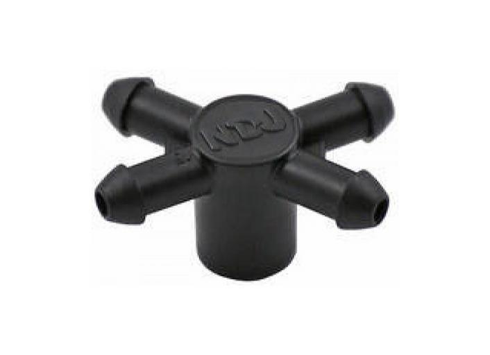 Разветвитель 4-х, на капельницу под микротрубку 3×5 мм SERDRIP фото 1