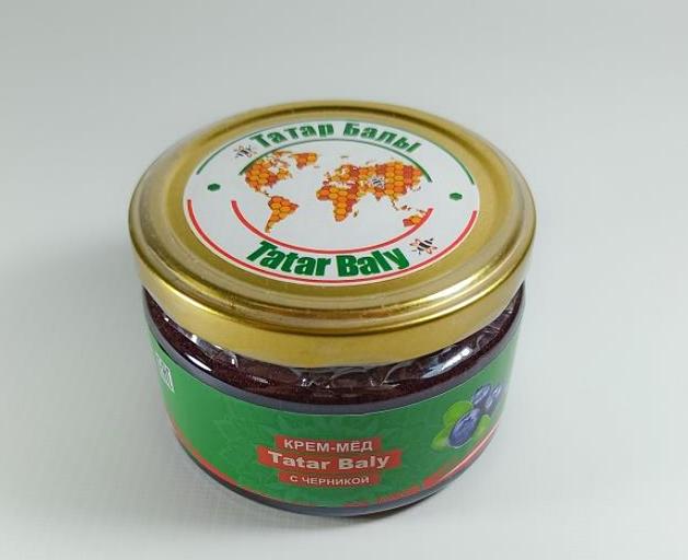 Көкжидек қосылған кілегей бал, 250 мл. ОПТ фото 1