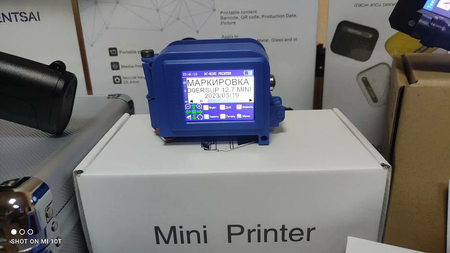 Каплеструйный маркиратор Doersup 12.7 mini фото 3