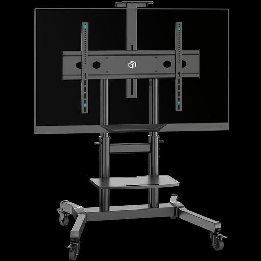 ONKRON TS1891 стойка для телевизора с кронштейном 50"-90", мобильная, чёрная фото 2