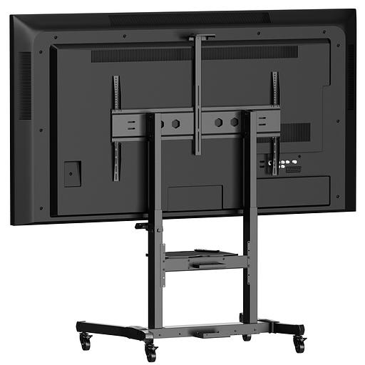ONKRON TS1991 eLift моторизированная стойка для телевизора с кронштейном 50"-100", мобильная, черная фото 4